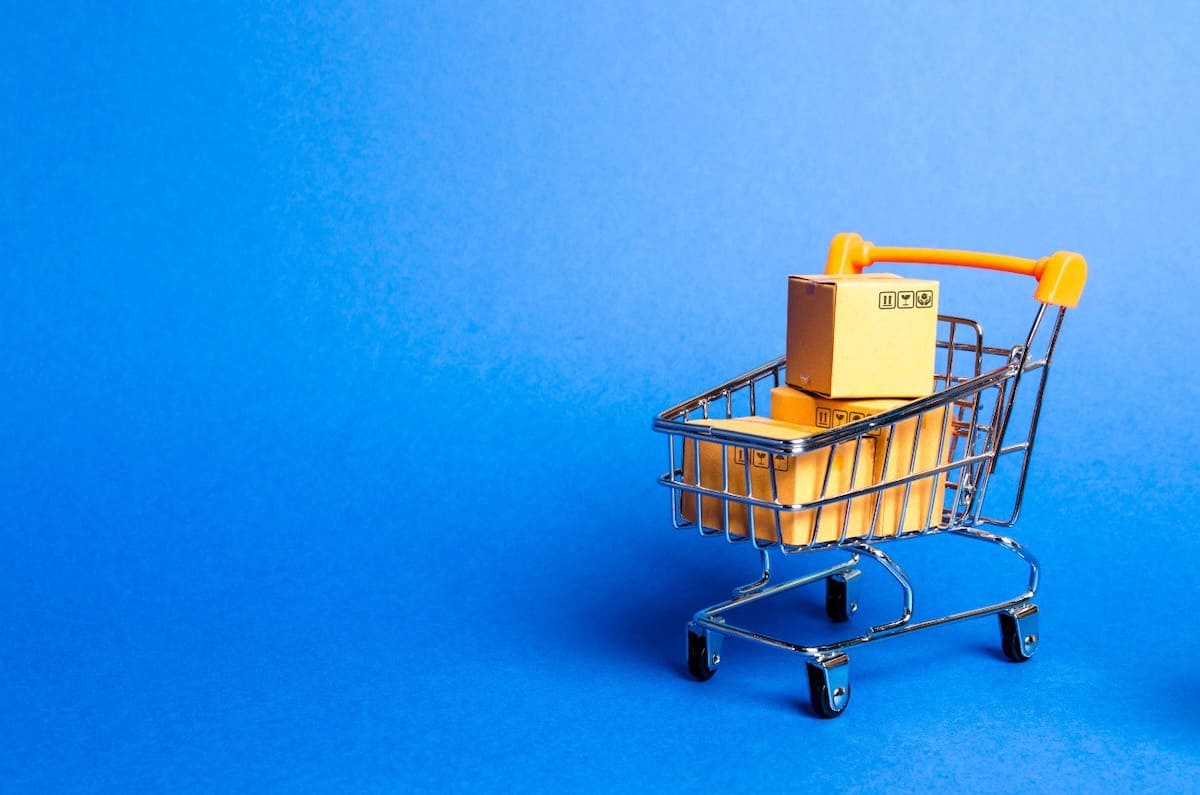 Реклама добралась до продуктовых тележек